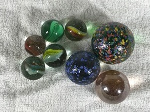 lot 206 image: Lot of Large Collectible Shooter Marbles