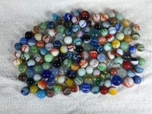 lot 212 image: Lot of Collectible Marbles