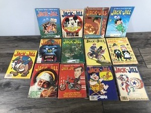 lot 233 image: Lot of 13 Jack & Jill Kids Story Magazines from 1970s