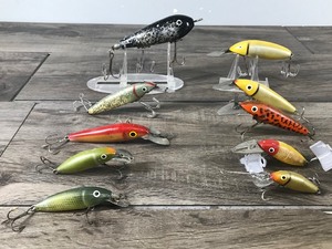 lot 244 image: Lot of 10 Cisco Kid Fishing Lures - see description for more info