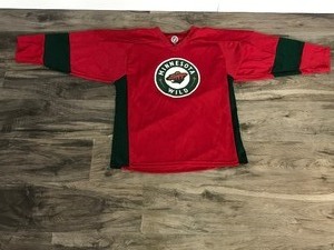 lot 351 image: NHL Minnesota Wild Hockey Sports Jersey Shirt