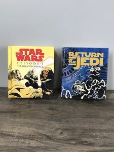 lot 355 image: Return of the Jedi & Star Wars Episode I The Phantom Menace Small Books
