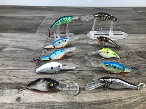 lot 370 image: Lot of 10 Fishing Lures - see description for more info