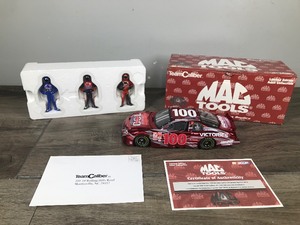 lot 186 image: 2002 NASCAR Mac Tools Team Hendricks Monte Carlo 124 Scale Car with 3 Pewter Race Car Drivers