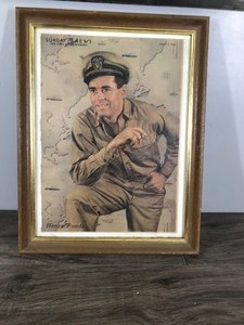 lot 160 image: August 8th, 1948 Framed Print - Sundays News New Yorks Picture Newspaper Henry Fonda as Mr. Roberts