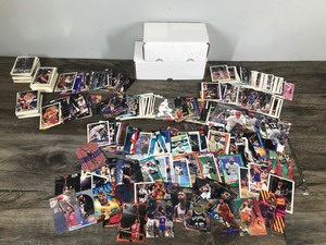 lot 429 image: Lot of Collectible Basketball & Baseball Trading Cards - Michael Jordan - Roger Clemens - Joe Dumars - Dennis Rodman and More