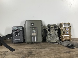 lot 149 image: Lot of 4 Game Cameras - Moultrie - Stealth Cam & Wild Game