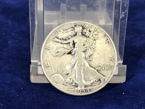 lot 21 image: 1944 Walking Liberty Silver Half Dollar