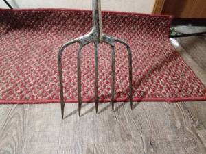 lot 78 image: Vintage 5 tine spear