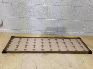 lot 405 image: Rustic Walnut 13x39 Frame