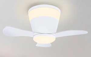 lot 103 image: Benss 21 Ceiling Fans with Lights, RemoteApp Control, 3000K-6500K RGB Colors Socket Fan Light, 2000 LMS Dimmable Low Profile Ceiling Fan, Flush Mount, Quiet for Bedroom Living Room,Kitchen