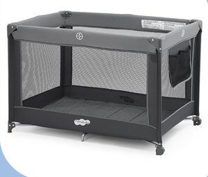 lot 124 image: Pamo Babe Portable Playpen Foldable Playard Portable Crib for Baby and Toddlers USED