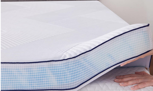 lot 135 image: Full Size Memory Foam Mattress Topper 3 Inch with Removable Soft Cover Ventilated Breathable Cooling Mattress Pad Portable Bed Topper for Back Pain and Pressure Relief, CertiPUR-US Certified