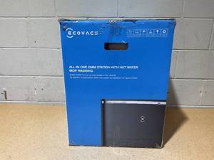 lot 246 image: Ecovacs Robotics Deebot X2 Omni Robot Vacuum & Mop with Self Cleaning Auto Empty Station DEX86