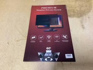 lot 415 image: 27 Inches Privacy Screen Filter for Computer 169 Widescreen Monitor  Privacy Shield  Anti Glare & Blue Light Filter