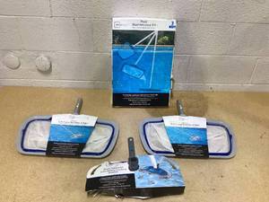 lot 418 image: LOT OF Miscellaneous Pool Maintenance Tools