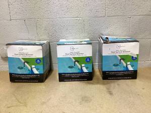 lot 421 image: LOT OF 3 Mainstays Wall Mounted Pool Skimmer