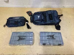 lot 424 image: LOT OF 2 Kast King Fishing Tackle Bags