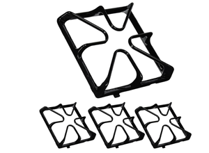 lot 221 image: C0034 Cast Iron 4 Burner Grate, Stove Grates Replacement for GE Gas Range Oven Stove Top Surface Grate WB31K10034,WB31K10065, 8-12 x 8-12