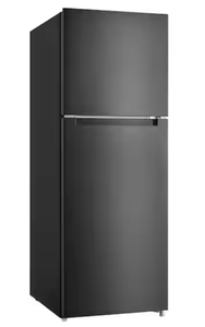 lot 43 image: Vissani 10.1 cu. ft. Top Freezer Refrigerator in Black