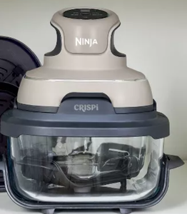 lot 44 image: Ninja Crispi 4-in-1 Portable Glass Air Fryer Cooking System FN101ST
