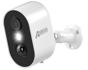 lot 298 image: ANRAN C2 Pro 2K HD Outdoor Surveillance Camera, Battery, 3MP Battery-Operated Camera Outdoor with PIR Motion Detection, Spotlight, Colour Night Vision, 2-Way Audio