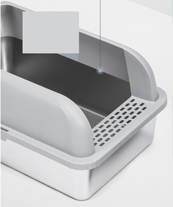 lot 315 image: Lietom Litter Box Light Grey XL