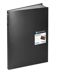 lot 342 image: Sooez Heavy Duty Binder with Plastic Sleeves 18x24, Portfolio Folder with 30 Clear Sheet Protectors, Display 60 Pages, Presentation Book for Artwork, Sheet Music, Document