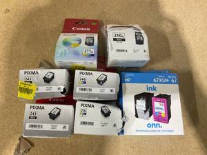 lot 468 image: LOT OF Miscellaneous Ink Cartridges