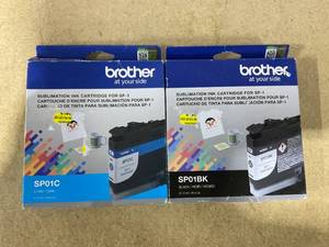 lot 471 image: LOT OF 2 Brother Sublimation Ink SP01CS