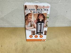 lot 318 image: Insulated Beverage Dispenser, 12L3.2gallon 304 thickened food-grade stainless steel Hot Drink Dispenser, Hot&Cold water urn with thermometer faucet for hot tea&coffee, cold milk, water, juice(Black)