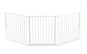 lot 251 image: Flex L 3 Piece Safety Gate White