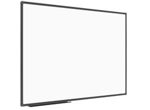 lot 255 image: JILoffice Magnetic WhiteboardWhite Board, Dry Erase Board 48 x 36 Inch, Black Aluminum Frame Wall Mounted Board for Office Home and School