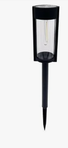 lot 274 image: Better Homes & Gardens Wyatt Solar Powered LED Landscape Bollard Path Light