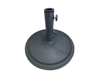 lot 286 image: Mainstays 26LB Matte Black Round Umbrella Base Designed to be Used with a Patio Table