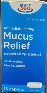 lot 195 image: Mucus Relief (Pack of 5)