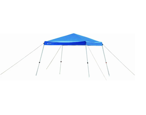 lot 498 image: Ozark Trail 10 x 10 Instant Slant Leg Pop-up Canopy, Outdoor Shading Shelter, Blue