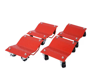 lot 500 image: 4 PCS 1500 lb. Capacity Heavy Duty Steel Hand Truck, Red