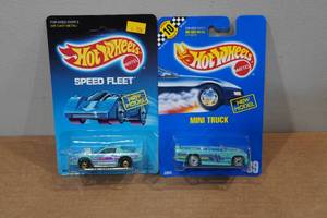 lot 14 image: 2 Hot Wheels - Blown Camaro & Mini Truck
