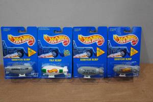 lot 27 image: 4 Hot Wheels Blimps - Goodyear& Fuji
