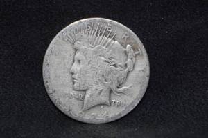 lot 97 image: 1924 Peace Silver Dollar Coin