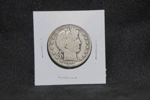 lot 101 image: 1904 Barber Silver Half Dollar Coin