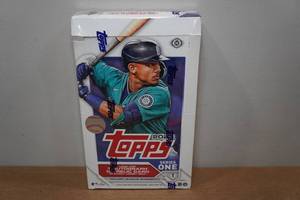 lot 110 image: 2023 Topps Series One Hobby Box of Baseball Card Packs