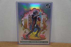 lot 115 image: 2024 Donruss Michael Penix Jr Downtown Box Topper Football Card