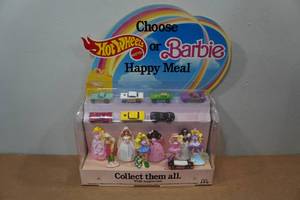 lot 117 image: Barbie & Hot Wheels McDonalds Happy Meal Display