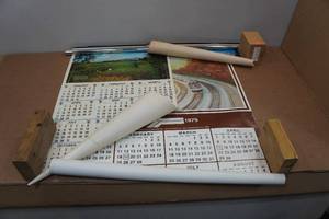 lot 156 image: Vintage Train Calendars