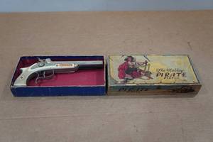 lot 163 image: Vintage Hubley Pirate Toy Gun