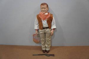 lot 216 image: Vintage John Wayne 17 Action Figure