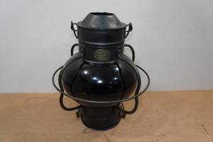 lot 226 image: Antique Alfred F Genton Maritime and Railroad Lantern