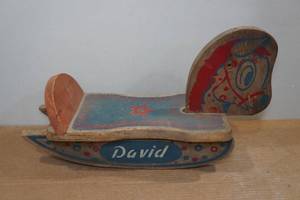 lot 249 image: Vintage Rocking Horse